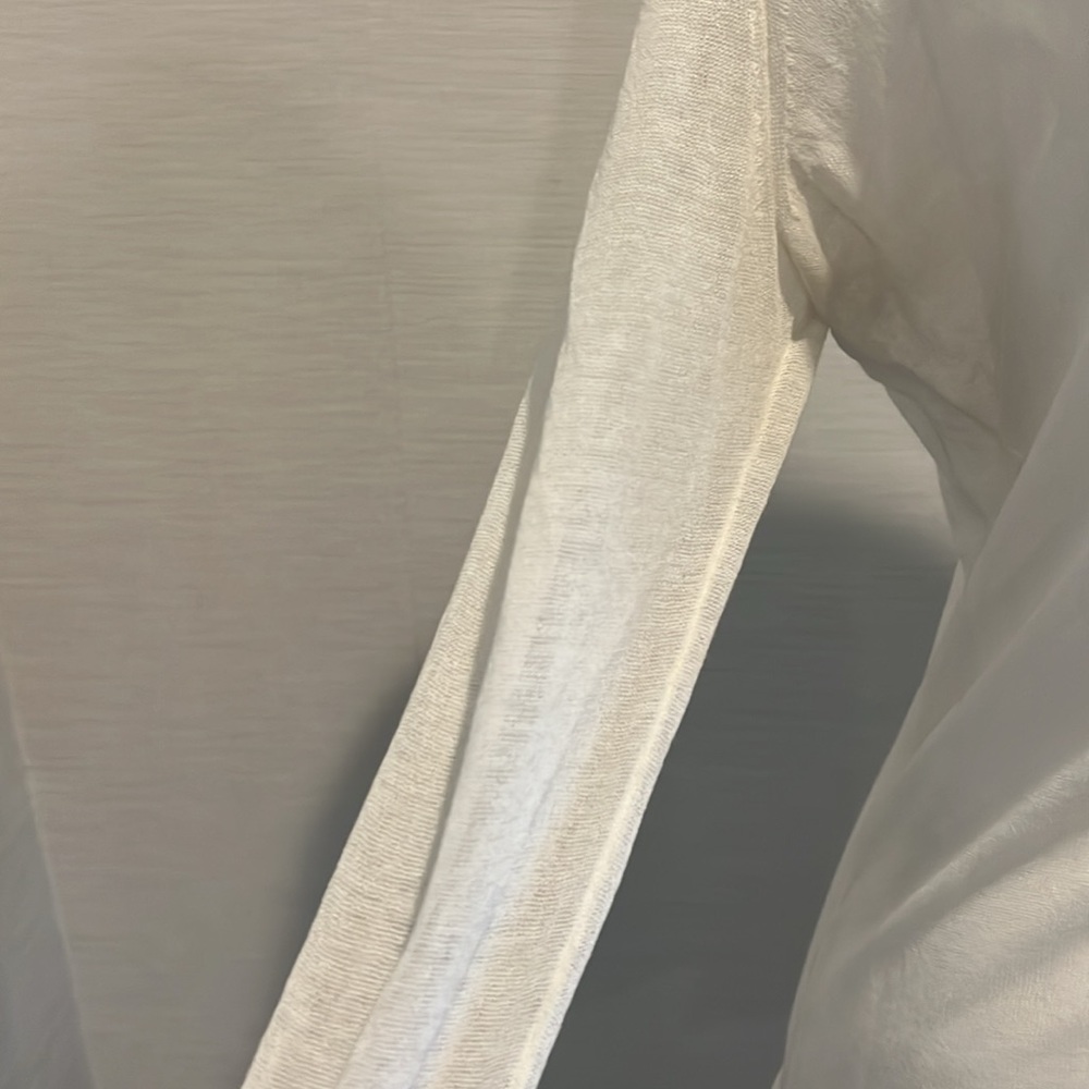 Tory Burch Sheer Cardigan with Signature buttons - Picture 3 of 7